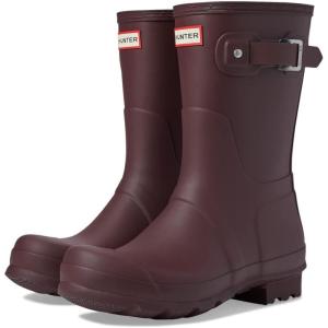 image:imageHunter Mens Original Short Rain BootRuskea Brown