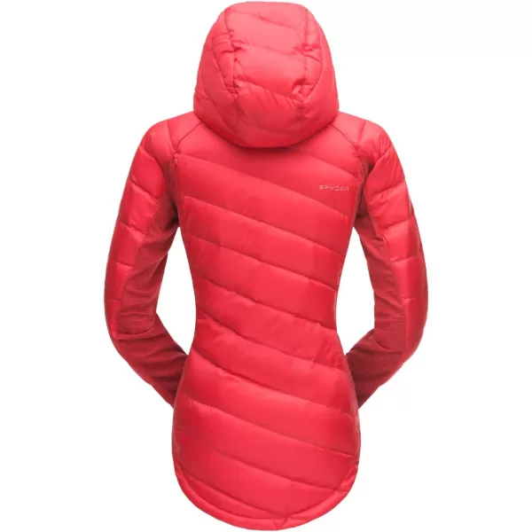 SPYDER Women’s Solitude Hoody Waterproof Down Jacket for Winter Sports