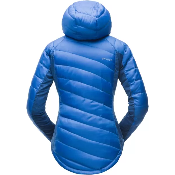 SPYDER Women’s Solitude Hoody Waterproof Down Jacket for Winter Sports