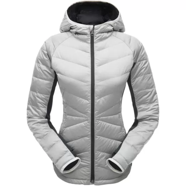 SPYDER Women’s Solitude Hoody Waterproof Down Jacket for Winter Sports