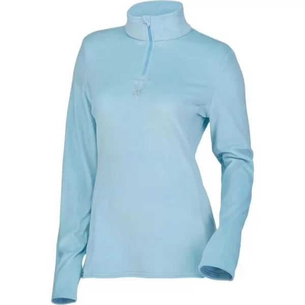 Spyder Women's Shimmer Bug Long Sleeve Half Zip T-Neck Fleece Top