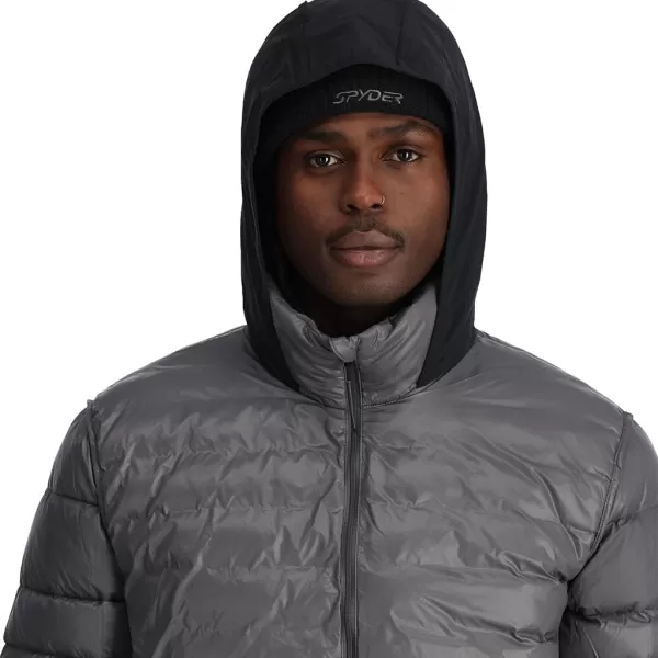 Spyder Men's Sanction Hooded Down Packable Jacket