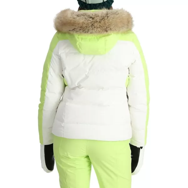 Spyder Women's Falline Faux Fur Down Ski Jacket