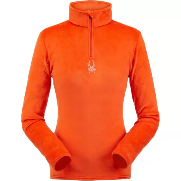 Spyder Womens Shimmer Bug Half Zip T-Neck