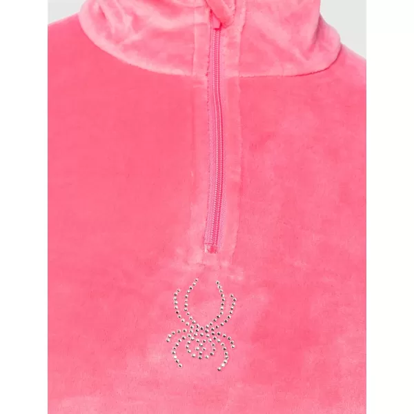 Spyder Womens Shimmer Bug Half Zip T-Neck