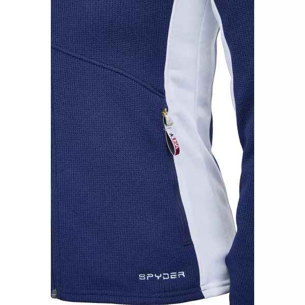 Spyder Women's USA Bandita Full Zip Mid-Layer Jacket