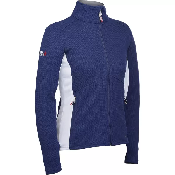 Spyder Women's USA Bandita Full Zip Mid-Layer Jacket