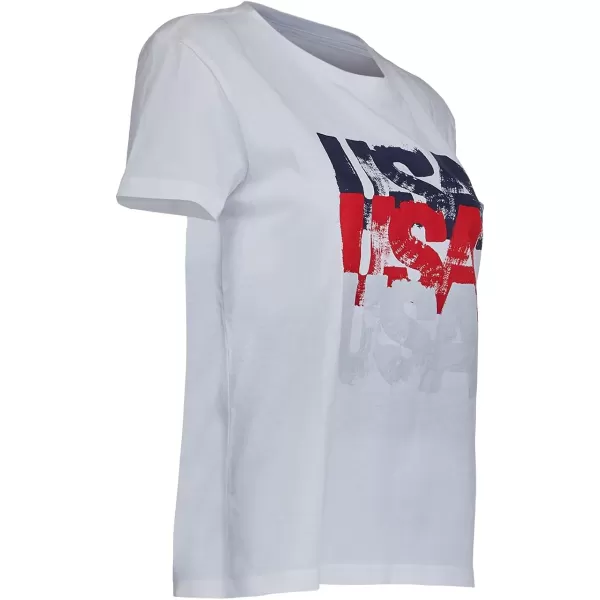 Spyder Women's USA Haze Short Sleeve Crew Neck Tee