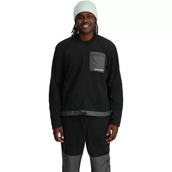 Spyder Men's Lounge Long Sleeve Crew Fleece Sweatshirt