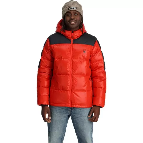 Spyder Men's Windom Tech Hooded Down Jacket