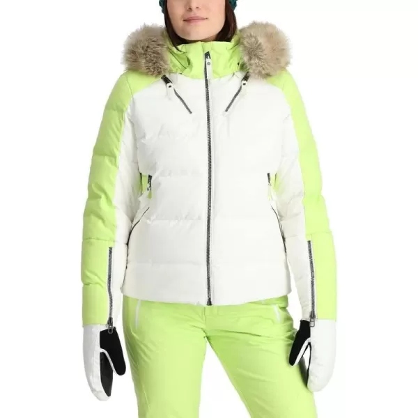 Spyder Women's Falline Faux Fur Down Ski Jacket