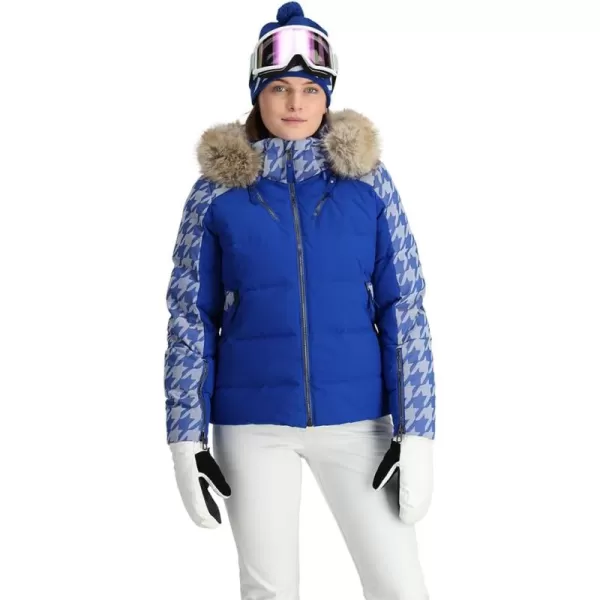 Spyder Women's Falline Faux Fur Down Ski Jacket