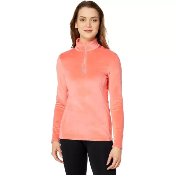 Spyder Womens Shimmer Bug Half Zip T-Neck