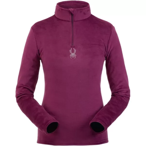 Spyder Womens Shimmer Bug Half Zip T-Neck