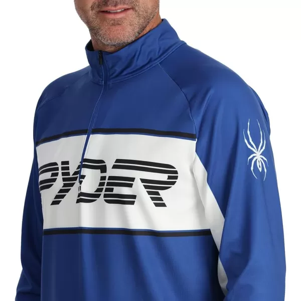 Spyder Men's Paramount Zip T-Neck Mid-Layer Mens