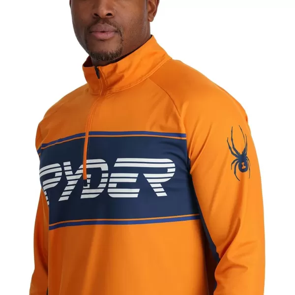 Spyder Men's Paramount Zip T-Neck Mid-Layer Mens