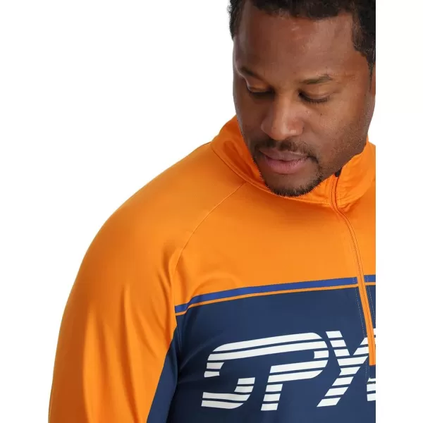 Spyder Men's Paramount Zip T-Neck Mid-Layer Mens