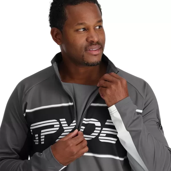 Spyder Men's Paramount Zip T-Neck Mid-Layer Mens