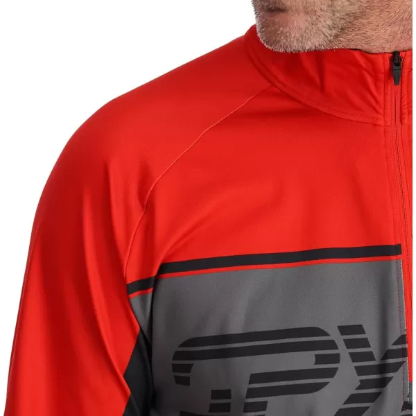 Spyder Men's Paramount Zip T-Neck Mid-Layer Mens