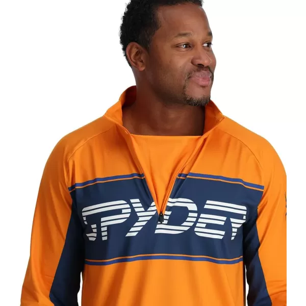 Spyder Men's Paramount Zip T-Neck Mid-Layer Mens