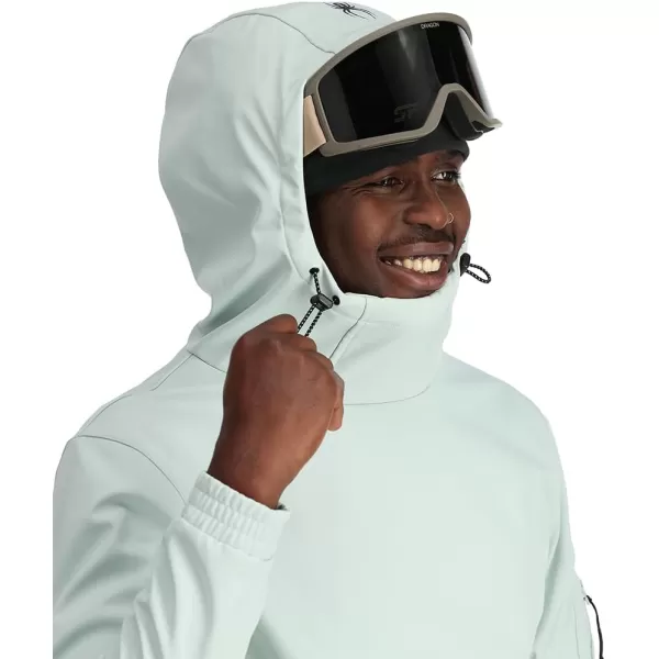 Spyder Men's Softshell Riding Hoodie Ski Jacket