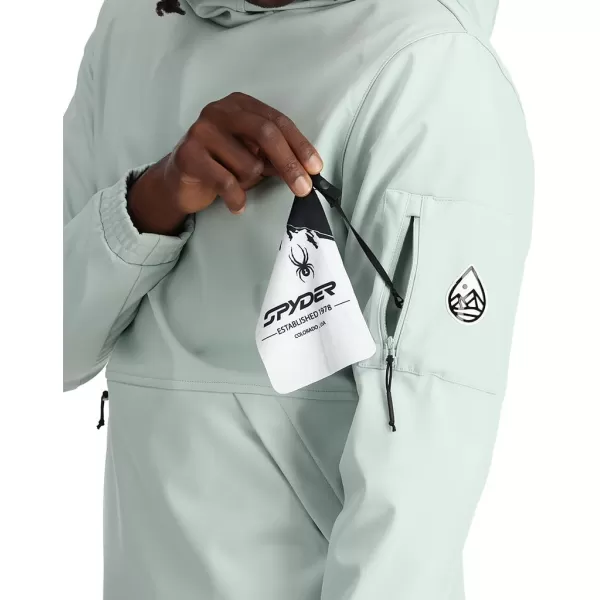 Spyder Men's Softshell Riding Hoodie Ski Jacket