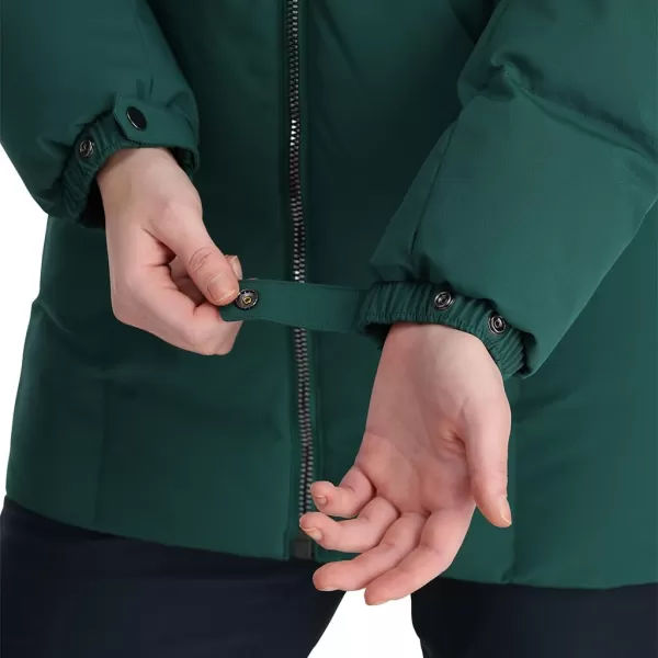 Spyder Women's Eastwood Long Down Hooded Jacket