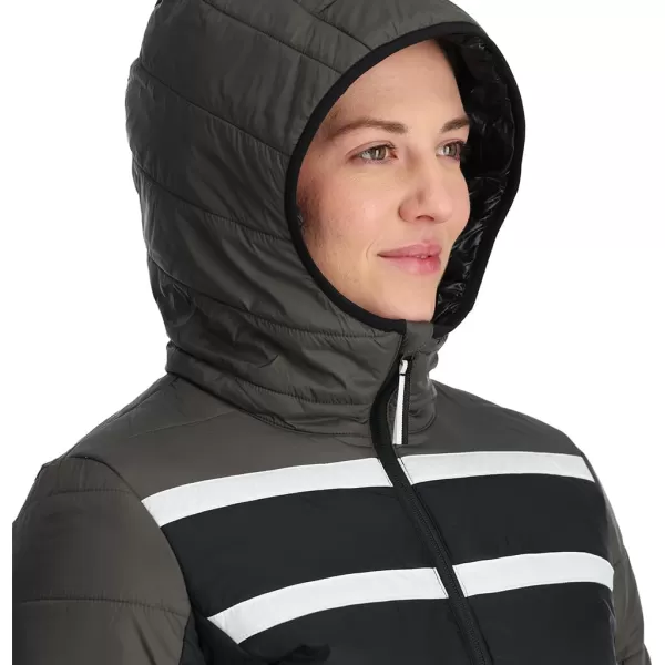 Spyder Women's Ethos Hooded Puffy Ski Jacket