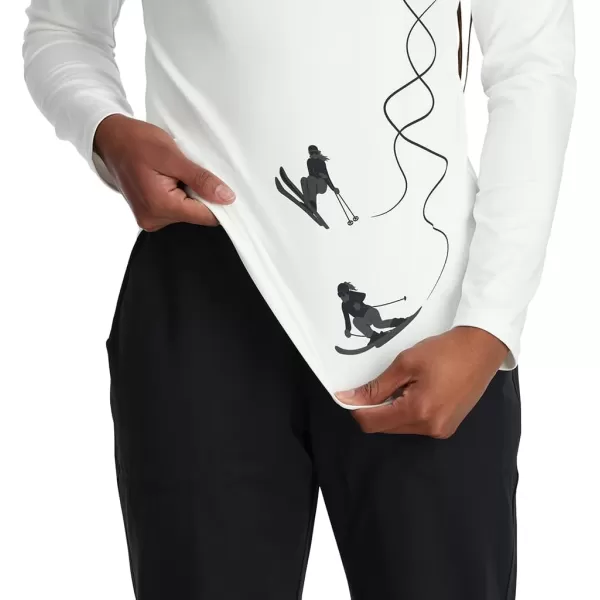 Spyder Women's Figure 8 1/2 Zip Quick Dry T-Neck Shirt
