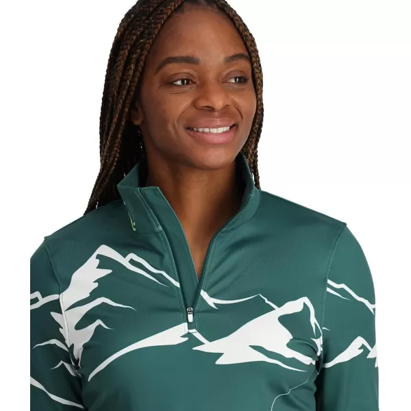Spyder Women's Figure 8 1/2 Zip Quick Dry T-Neck Shirt