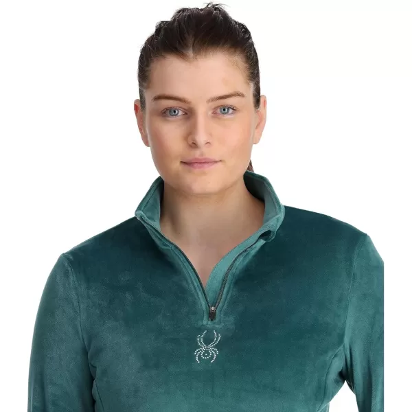 Spyder Women's Shimmer Bug Half Zip T-Neck