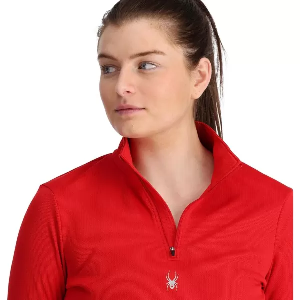 Spyder Women's Tempting 1/2 Zip Quick Dry T-Neck Shirt
