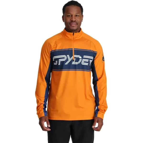 Spyder Men's Paramount Zip T-Neck Mid-Layer Mens