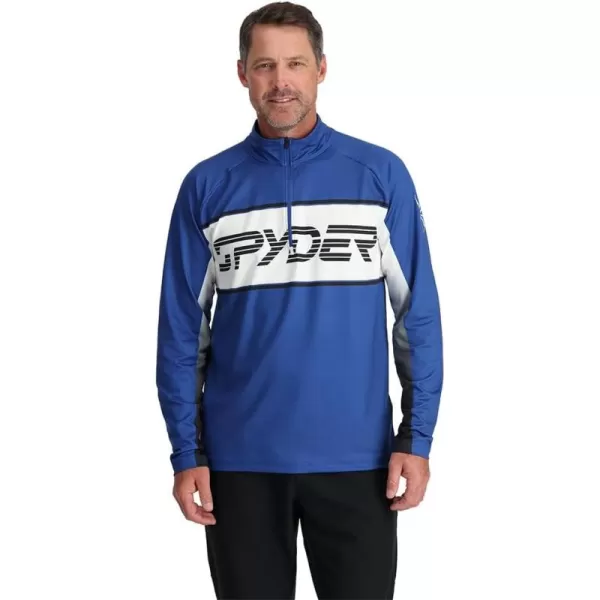 Spyder Men's Paramount Zip T-Neck Mid-Layer Mens