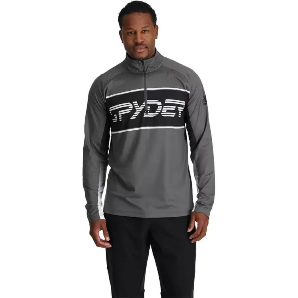Spyder Men's Paramount Zip T-Neck Mid-Layer Mens