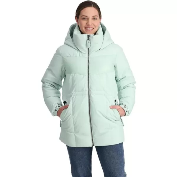 Spyder Women's Eastwood Long Down Hooded Jacket