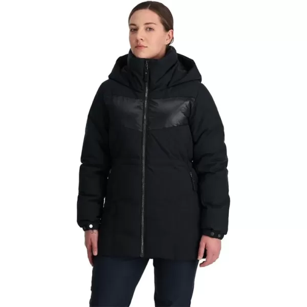 Spyder Women's Eastwood Long Down Hooded Jacket