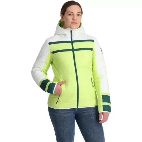 Spyder Women's Ethos Hooded Puffy Ski Jacket