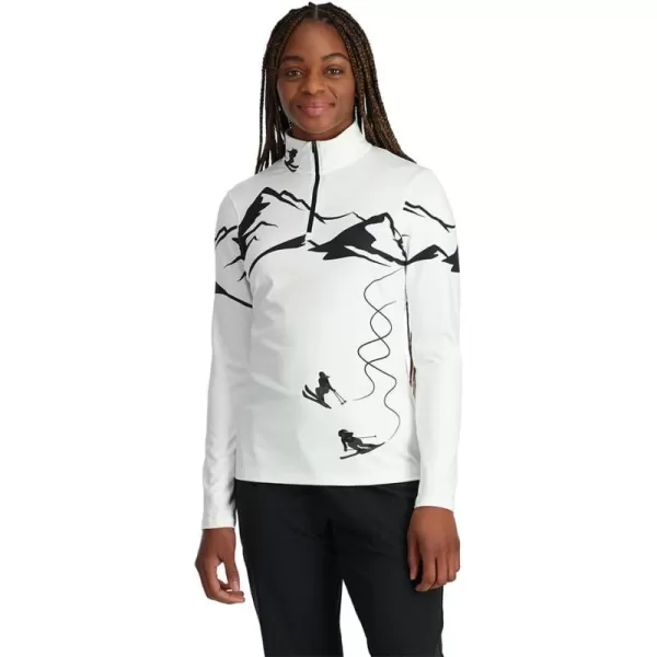 Spyder Women's Figure 8 1/2 Zip Quick Dry T-Neck Shirt