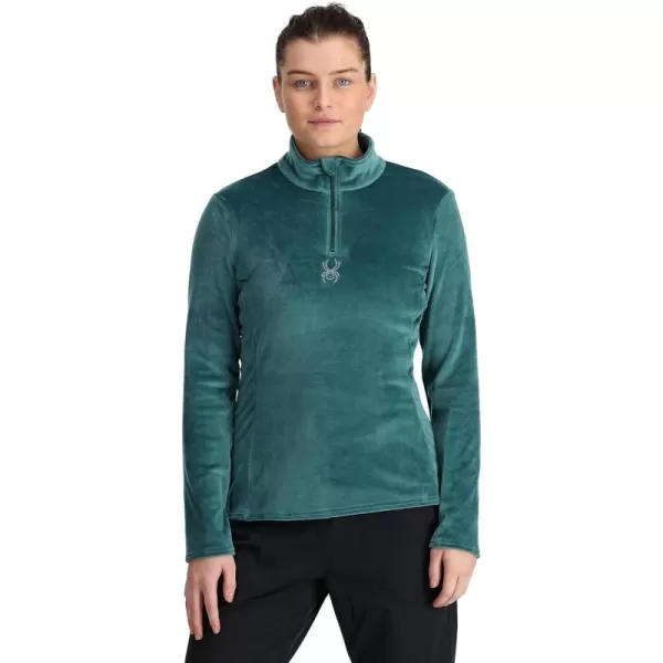 Spyder Women's Shimmer Bug Half Zip T-Neck