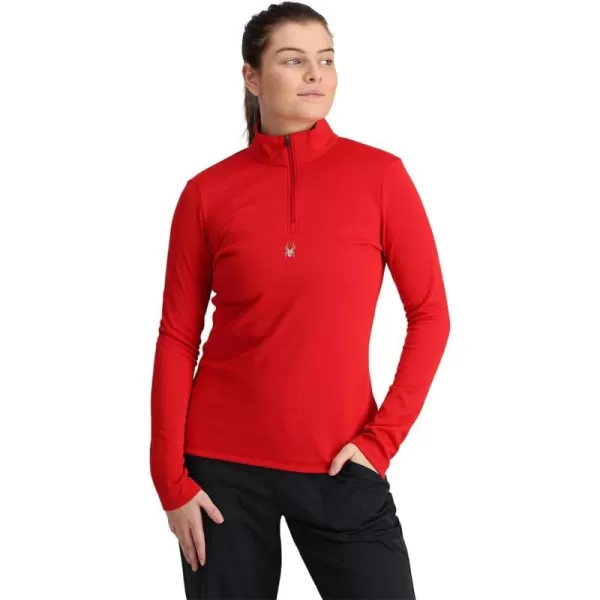 Spyder Women's Tempting 1/2 Zip Quick Dry T-Neck Shirt