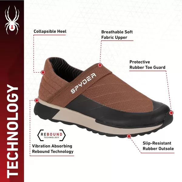 imageSpyder Mens Casual and Fashion SneakersBrown Spice