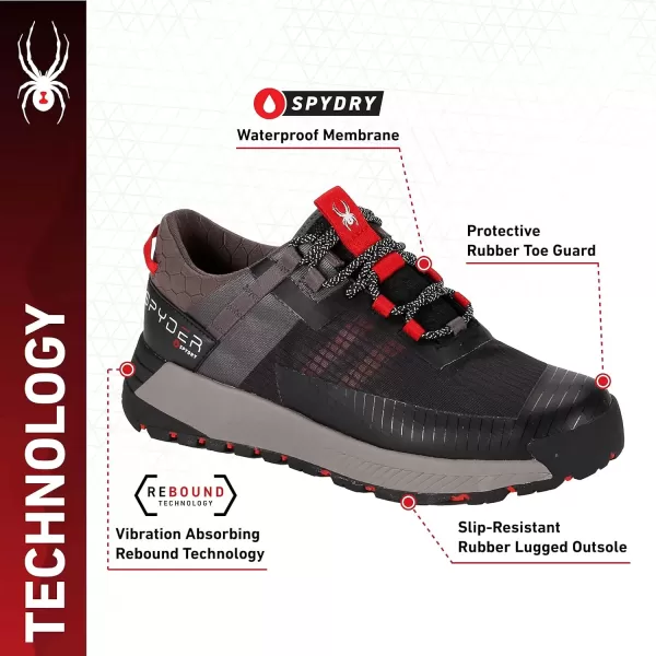 imageSpyder Mens Hiking ShoesBlack
