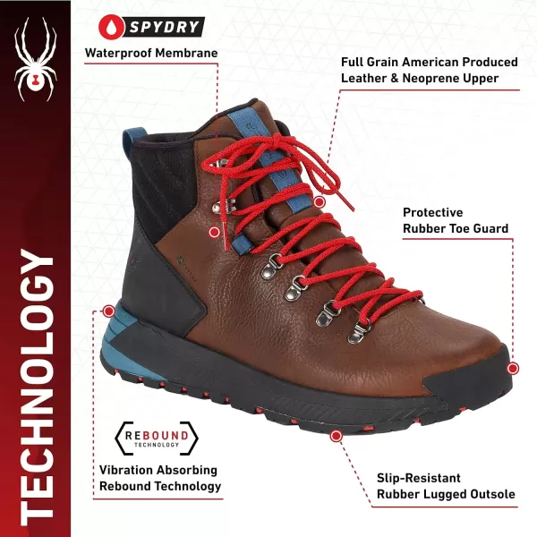 imageSpyder Mens Hiking ShoesBrush Brown