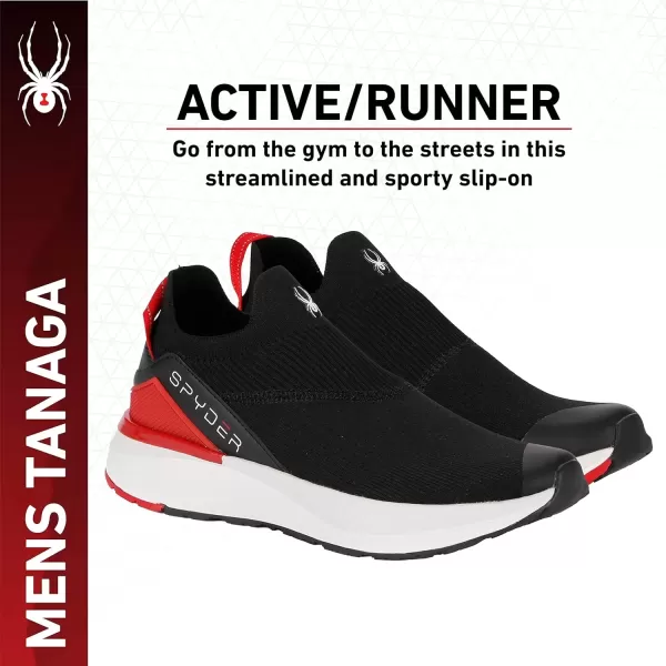 imageSpyder Mens Road Running ShoesBlackFiery Red