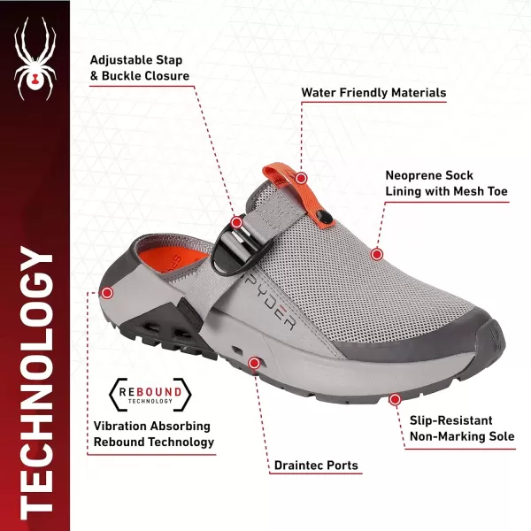 imageSpyder Mens Water Shoes Mid Grey 12