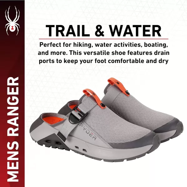 imageSpyder Mens Water Shoes Mid Grey 12