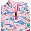 imageSpyder Girls Reflect Half Zip TNeck Ski Base Layer JacketPetal Pink
