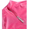 imageSpyder Girls Shimmer Bug Half Zip TNeck Ski Base Layer JacketPink