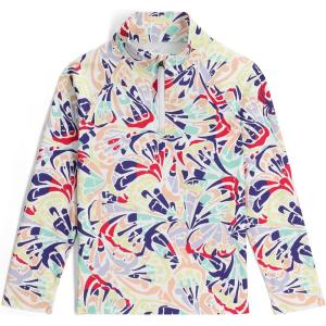 imageSpyder Girls Reflect Half Zip TNeck Ski Base Layer JacketButterfly Multi